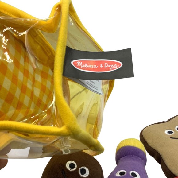 Melissa & Doug Picnic Basket Fill & Spill Toy Set Soft Plush Food INCOMPLETE - Picture 2 of 4